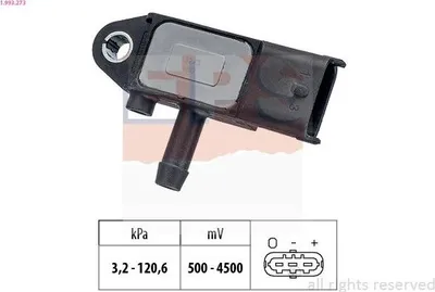 Zdjęcie produktu dla Czujnik Ciśnienia Spalin Fiat Punto 1,3Mjt 09-