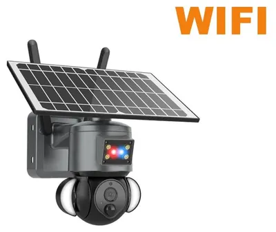 Productafbeelding van DrPhone SolarGuard – 2.4Ghz Solar Camera – 3MP Camera – Zonnepaneel Camera - Pan