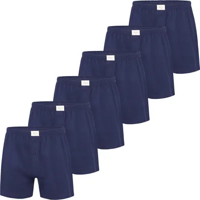 Produktbild von Phil & Co. Berlin Herren Boxer 6-Pack Jersey Loose Fit - navy - Größe L