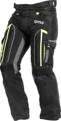 Immagine prodotto di gms Everest pantaloni in tessuto nero / antracite / giallo uomo L