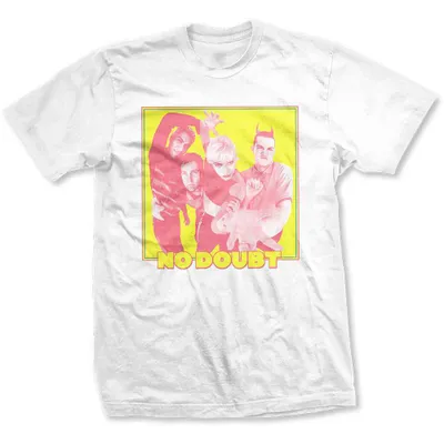 Produktbild von No Doubt Yellow Photo White L T-Shirt