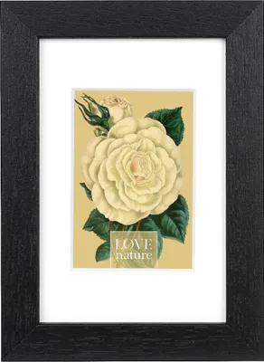 Produktbild von Goldbuch Bilderrahmen Rustiq schwarz 10x15 cm mit Passepartout 7x10 cm