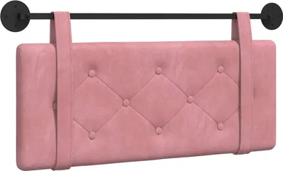 Immagine prodotto di vidaXL Testiera da appendere in velluto rosa