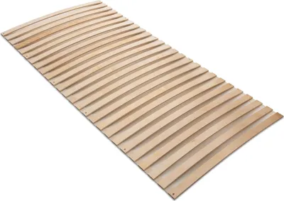 Produktbild von Madera Natura Federleisten Rollrost aus Birkenholz, sehr stabil, auch für Wohnmobile etc., Größe: 140x200