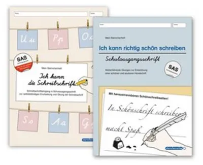 Produktbild von Ich kann die Schreibschrift und Ich kann richtig schön schreiben - Ausgabe Schulausgangsschrift - 2 Hefte