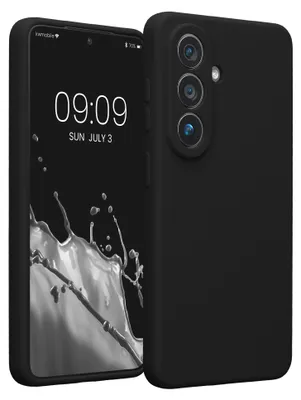 Produktbild von kwmobile Silikon Case für Samsung Galaxy S26 Hülle - Soft gummierte Handyhülle, Schutzhülle Cover in Schwarz