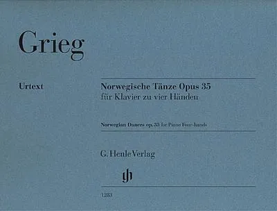 Image de Norwegische Tänze Opus 35 für Klavier zu vier Händen, Urtext