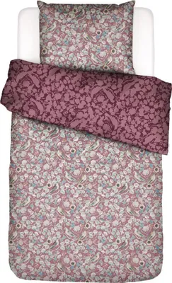 Produktbild von Essenza Satin-Bettwäsche-Garnitur  Aleste Farbe Mauve Größe 155x220+80x80