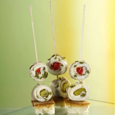 Produktbild von Papstar Fingerfood - Spieße "pure" 15 cm gedrechselt, 12 x 500 Stück