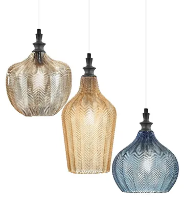 Obrázek produktu pro Moderní závěsné svítidlo E27 LED, skleněné, vícebarevné, průměr 30 cm