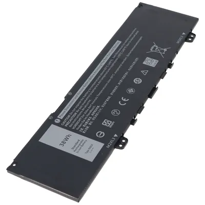 Produktbild von Akku passend für Dell Inspiron 13 7000, 7373, Li-Ion, 11,4V, 3333mAh, 38,0Wh, built in, ohne Werkzeug