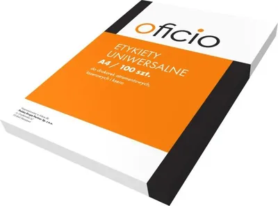 Zdjęcie produktu dla Etykieta 105X57MM A4 100 arkuszy