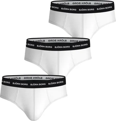 Image de Björn Borg 3-Pack Slip Blanc - Grand XL