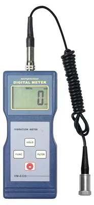 Trillingsmeter VM1 – Geschwindigkeitsmessung, tragbar, ABS-Gehäuse