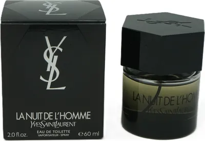 Produktbild von Yves Saint Laurent La Nuit de l'Homme, Männer, 60 ml, Spray, ALCOHOL. AQUA (WATER). PARFUM (FRAGRANCE). ETHYLHEXYL METHOXYCINNAMATE. LINALOOL. LIMONENE. BUTYL..., 1 Stück(e)