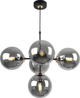 Produktbild von Deckenleuchte Kronleuchter Loft Glamour Schwarz