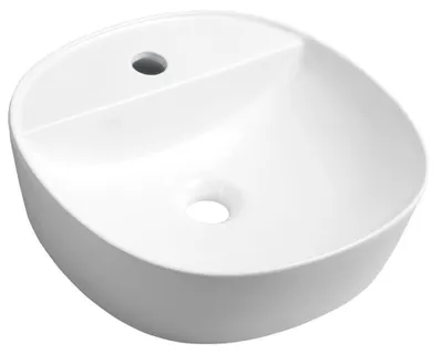 Produktbild von LUGANO Keramik-Waschtisch Ø 40 cm, zum Aufsetzen, Weiß