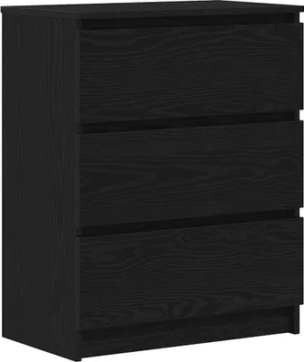 Produktbild von Sideboard Schwarz Eichen-Optik 60x35x76 cm Holzwerkstoff