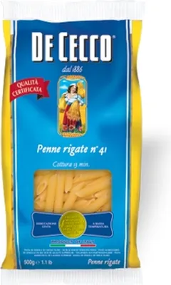 Immagine prodotto di Nudeln Pasta Penne Rigate n° 41 5 x 500 gr. - De Cecco
