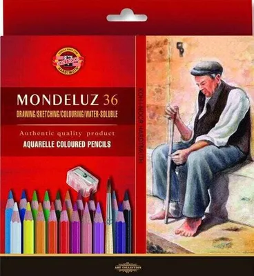 Zdjęcie produktu dla KOH-I-NOOR Mondeluz 3712/36 Zestaw ołówków akwarelowych 36 szt.