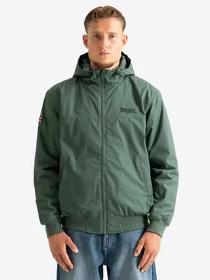Produktbild von Herren Jacke mit Kapuze normale Passform DUNSTER Olive/Black S Lonsdale