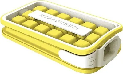 Produktbild von Famanu Eiswürfelform mit Deckel - 18 große Eiswürfel