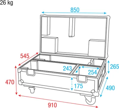 Produktbild von Case for Followspot 120 W