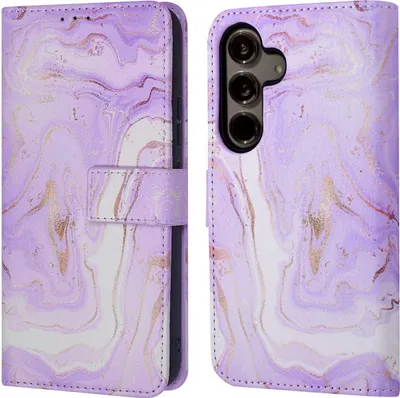 Image de imoshion Bibliothèque design pour le Samsung Galaxy S24 Plus - Marbre violet