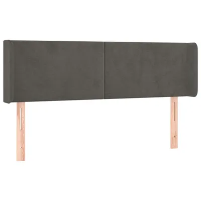 Produktbild von VidaXL 3118537, Dunkles Grau, Polyester, Holz, 1470 mm, 78 cm, 88 cm, 160 mm