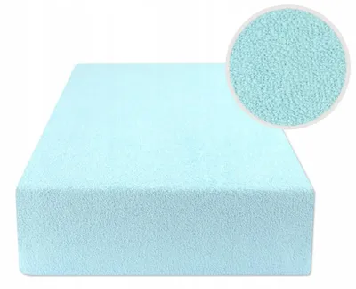 Produktbild von eStilex Spannbettlaken Kinderbett 70x140 Hellblau Frotte