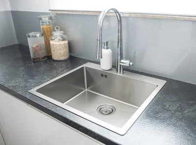 Obrázek produktu pro Designový nerezový dřez 1 umyvadlo z nerezové oceli