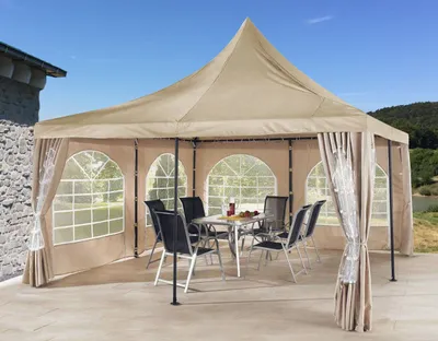 Produktbild von Ersatzdach 4x4m für Lounge Pavillon Sahara Sand