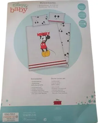 Produktbild von Disney Mickey Mouse - Wendebettwäsche - 40 x 60 / 135 x 100 cm