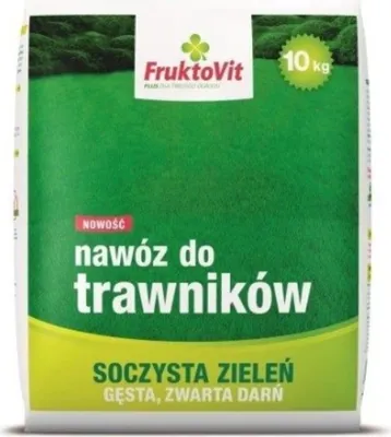 Zdjęcie produktu dla Fruktovit Plus zagęszczający nawóz do trawników worek 10kg
