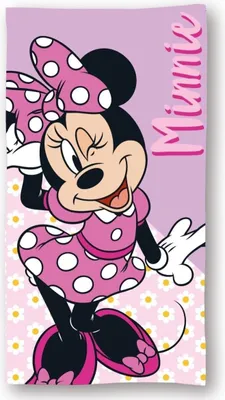 Produktbild von Unyqoos® Minnie Mouse Mikrofaser-Strandtuch – großes, schnelltrocknendes Strandtuch in Rosa & Lila, leicht & kompakt, waschbar, ideal für Strand und Pool