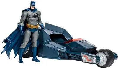 Image de DC Multiverse Véhicule Bat-Raptor avec Batman (Le Batman qui rit) (Label d'or)