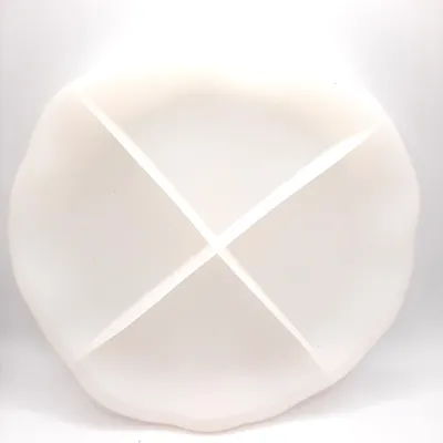 Produktbild von FineInno Tablett Gießform,Rund Silikonform,Teller Epoxidharz Formen,Tray Dish Molds DIY Obsttablett Untersetzer Schalen Schüssel