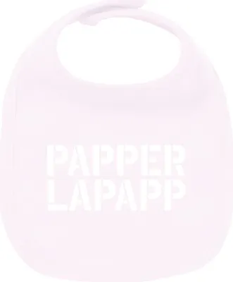 Produktbild von Huuraa Unisex Babylatz Papperlapapp Schriftzug Geschenk Babypink  Baumwolle Papperlapapp Mitbringsel
