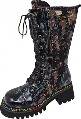 Produktbild von Laura Vita Schnürstiefel Schwarz