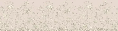 Produktbild von Sanders & Sanders selbstklebende Tapetenbordüre Blumenmuster Beige 500 x 13.8 cm