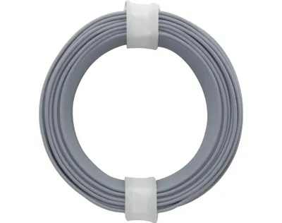 Immagine prodotto di Cavo di commutazione in rame, isolato, ø0,5 mm, 10 m - Colore: grigio