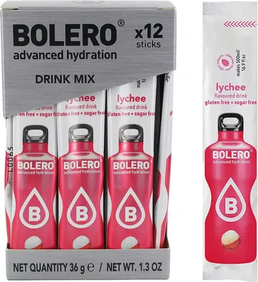 Produktbild von Bolero Sticks (12x3g) Lychee - Intra- & Post-Workout - Intra-Workout