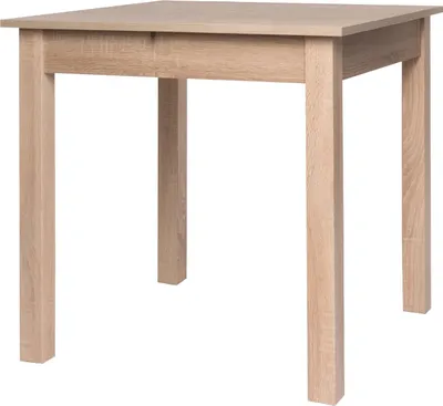 Produktbild von Esstisch Esszimmertisch 80 - 120 cm ausziehbar Sonoma Eiche - COBURG  - Die Möbelfundgrube