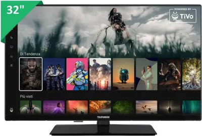 Image de Telefunken TE32750B45I2DT, 81,3 cm (32"), 1366 x 768 px, WXGA, DLED, Smart TV, Černá