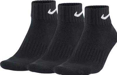 Zdjęcie produktu dla Nike VALUE Bawełna QUARTER (3 PARY) BLACK M