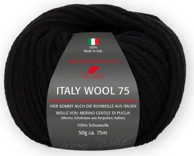 Produktbild von Pro Lana Italy Wool 75 50g schwarz 299