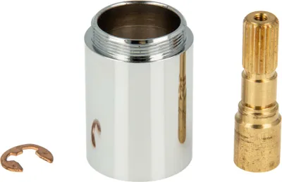 Produktbild von tecuro 40 mm Verlängerungsset für UP-Ventile DN 20/25/32 (Alternativ zu 06428) - verchromt