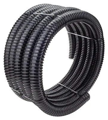 Immagine prodotto di Tubo flessibile in PVC nero, 5 metri di lunghezza, diametro 51 mm