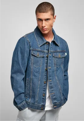 Zdjęcie produktu dla Urban Classics - Organic Denim Jacke indigo washed - M