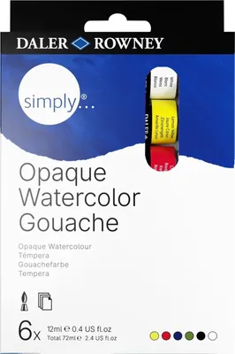 Immagine prodotto di Set di colori a guazzo (tempera) 6x12ml
